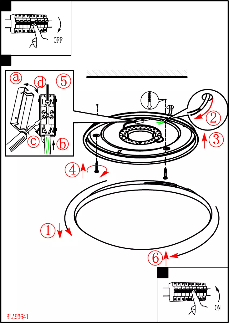 Page 1 de la notice Manuel utilisateur Eglo Competa