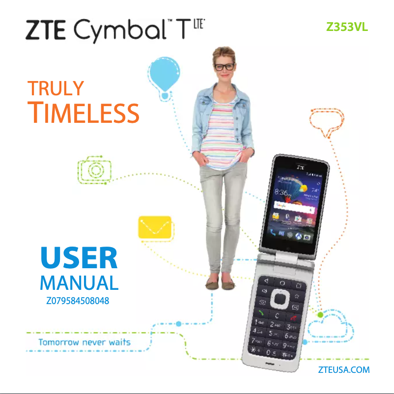Page n°1 - Manuel utilisateur ZTE Z353VL