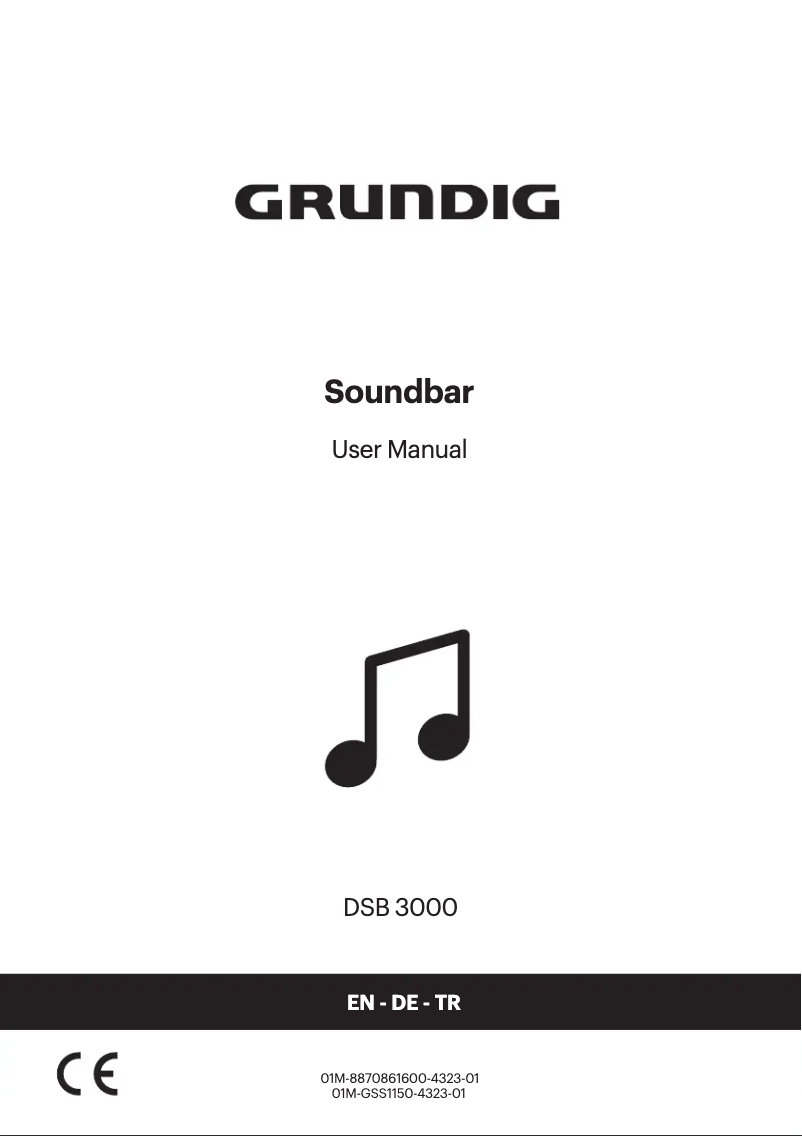 Página 1 del manual Manual de usuario Grundig DSB 3000