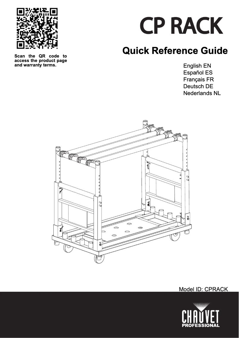 Page 1 de la notice Manuel utilisateur Chauvet CP Rack