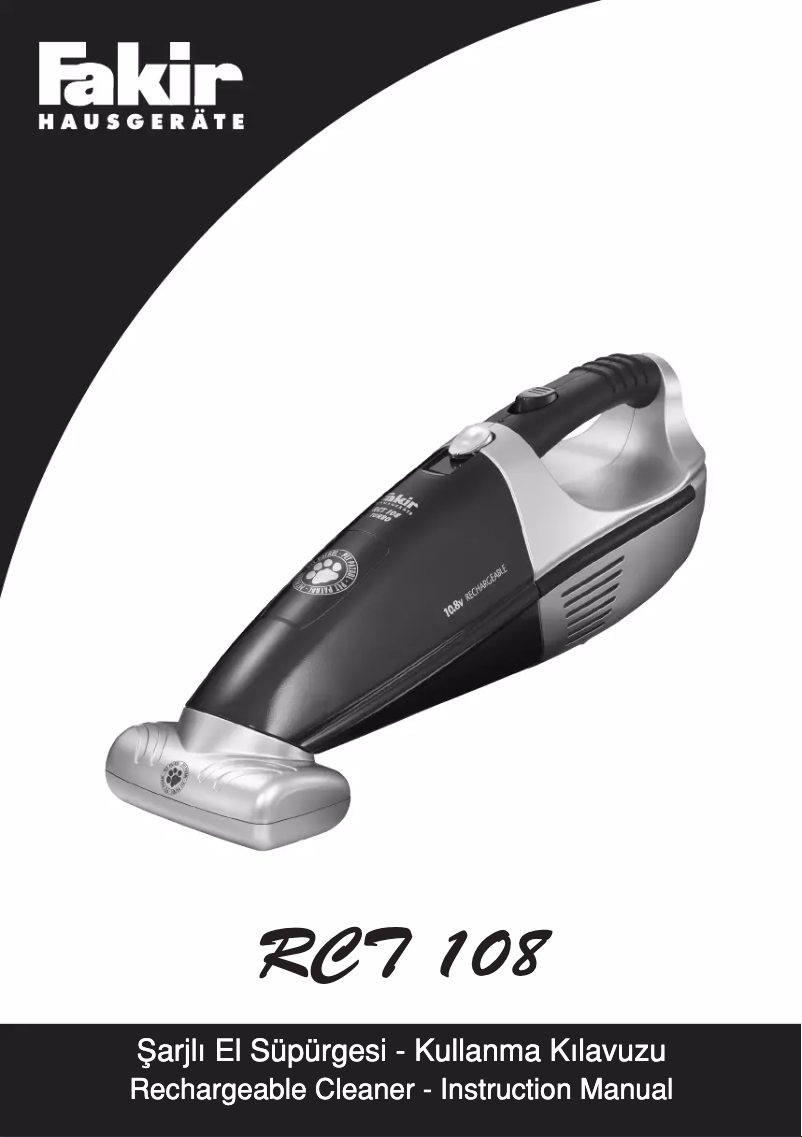 Página 1 del manual Manual de usuario Fakir RCT108