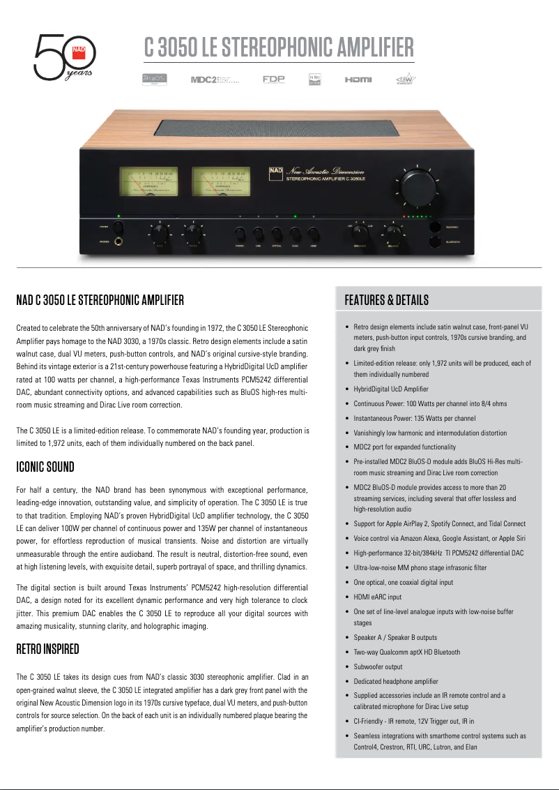 Image de la première page du manuel de l'appareil C 3050 LE