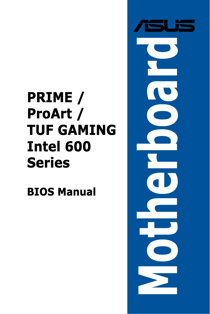 Page n°1 - Manuel utilisateur Asus TUF Gaming Z690-Plus