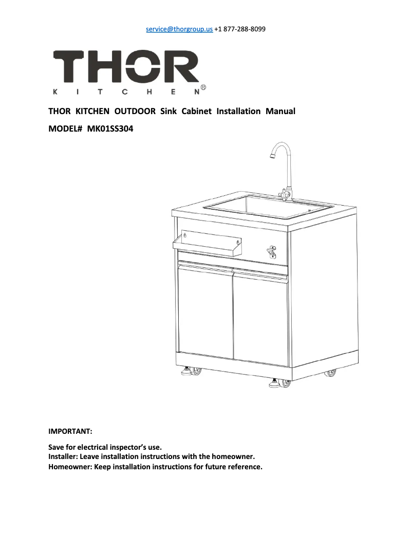 Image de la première page du manuel de l'appareil MK01SS304