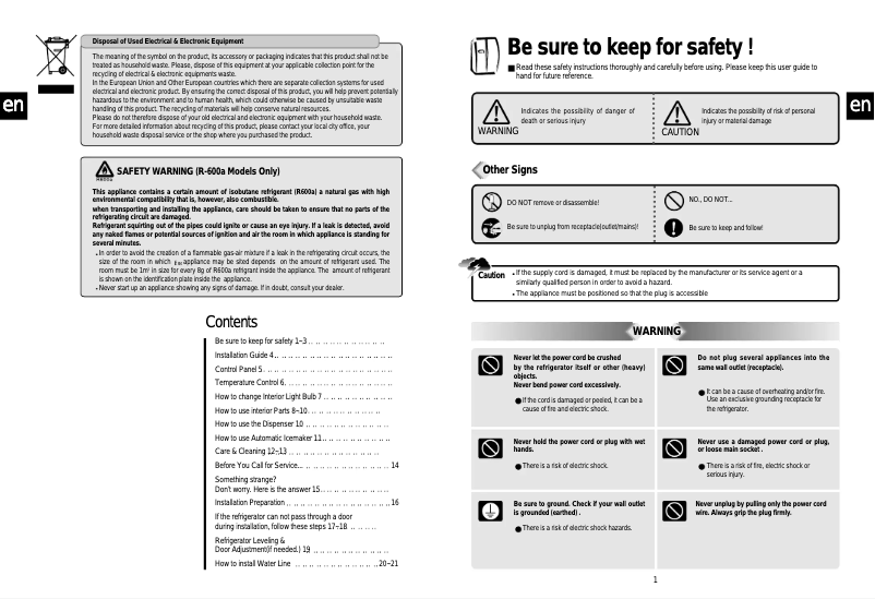 Image de la première page du manuel de l'appareil BIG-K1