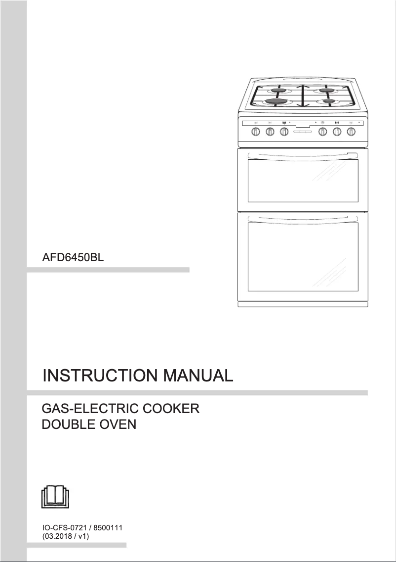 Page n°1 - Manuel utilisateur Amica AFD6450BL