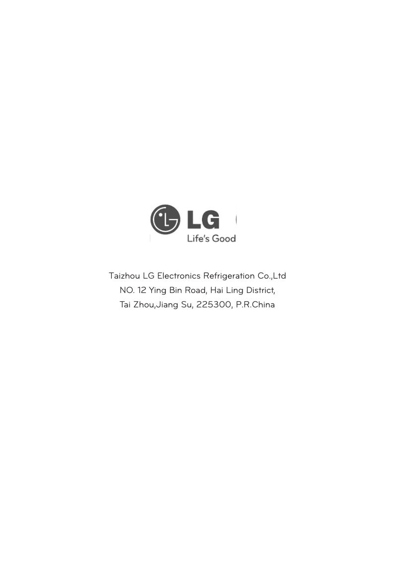Page 1 de la notice Manuel utilisateur LG GC-305SW