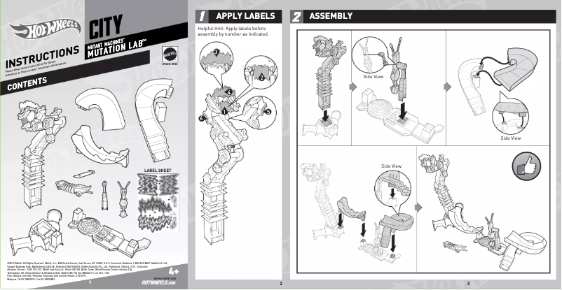 Image de la première page du manuel de l'appareil Mutant Machines Mutation Lab