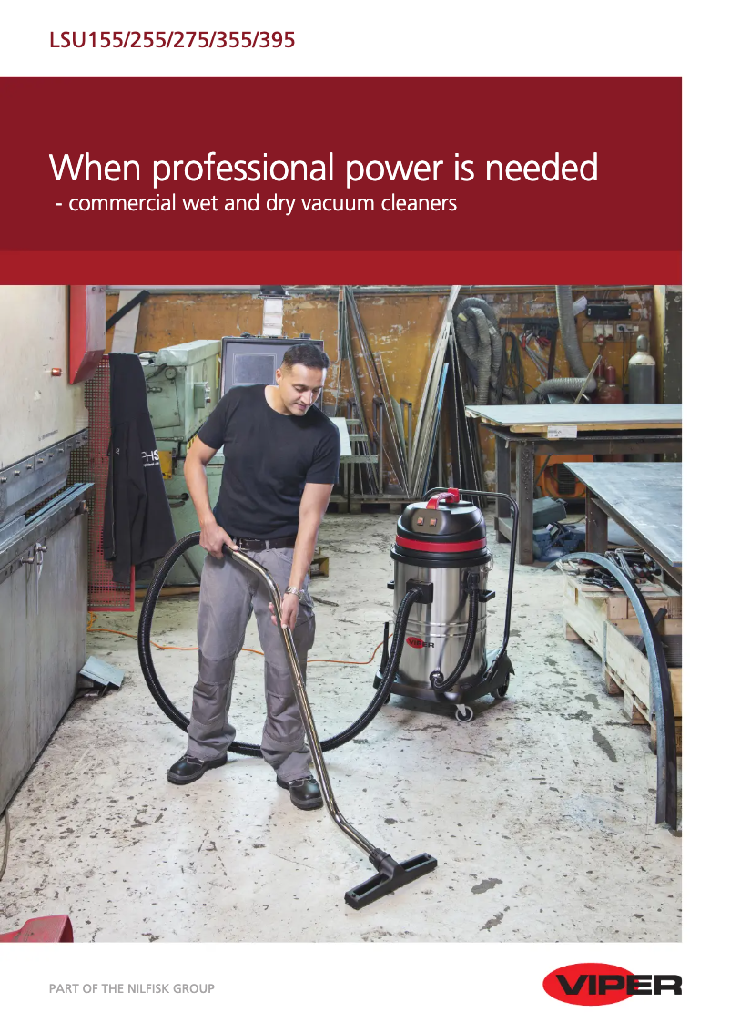 Page n°1 - Brochure Nilfisk Viper LSU135