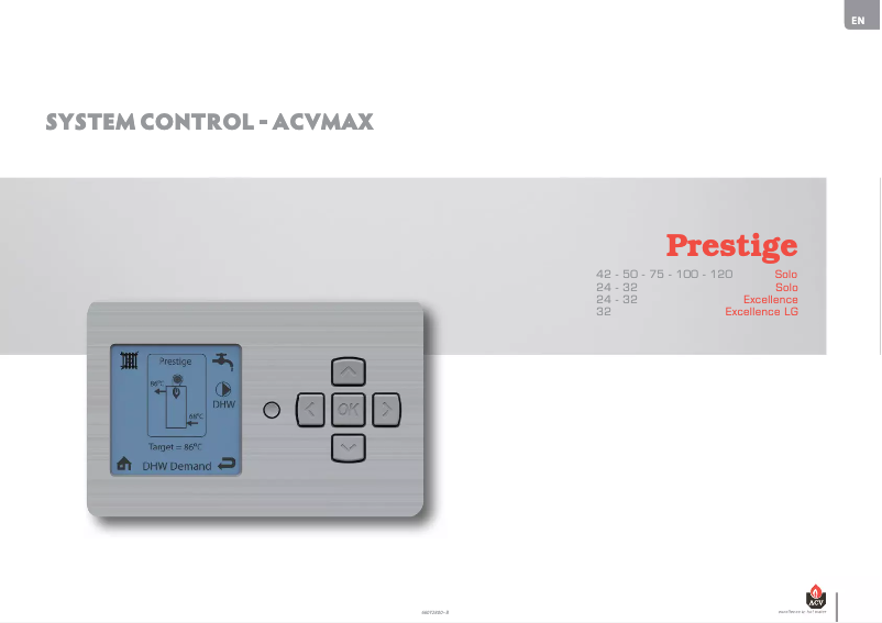 Página 1 del manual Manual de usuario ACV Prestige Solo