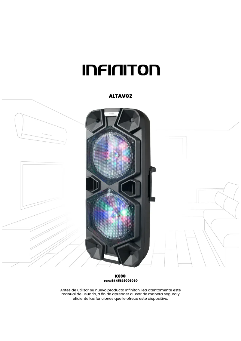 Image de la première page du manuel de l'appareil K690