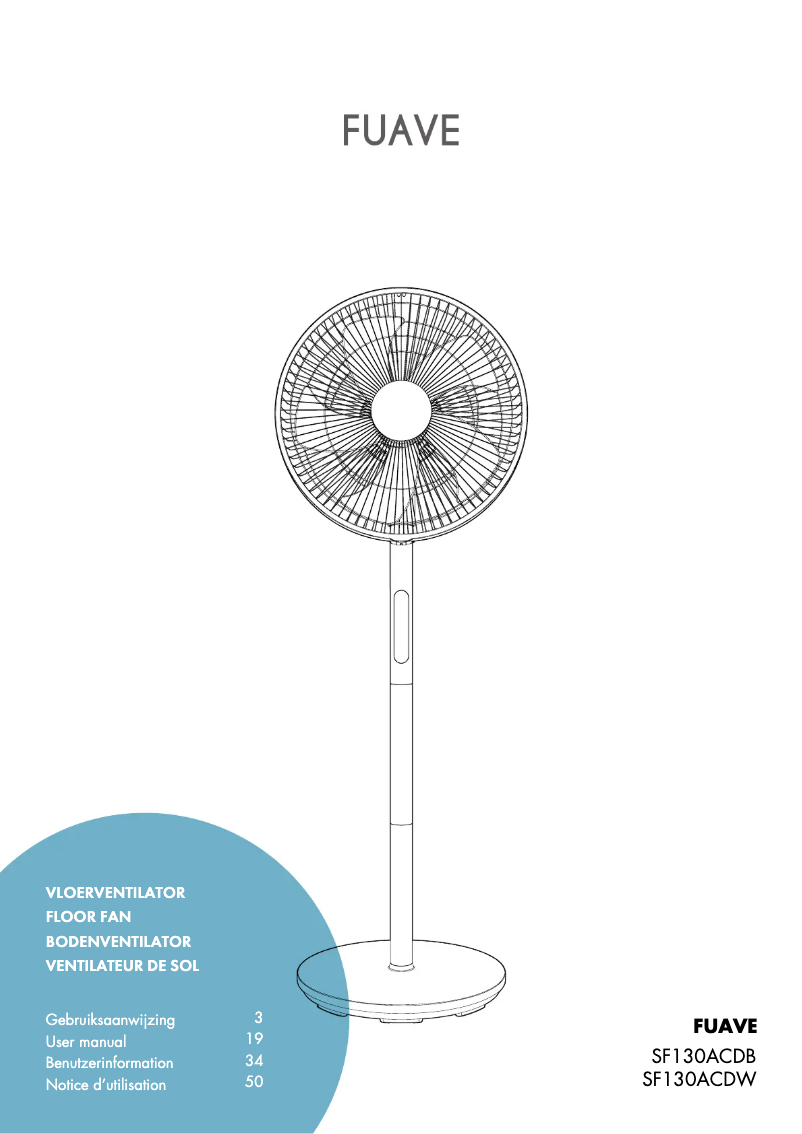 Page n°1 - Manuel utilisateur Fuave SF130ACDB
