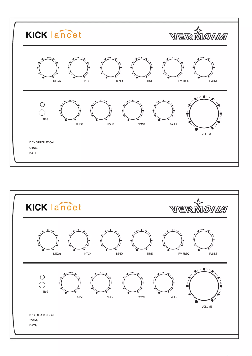 Image de la première page du manuel de l'appareil Kick Lancet