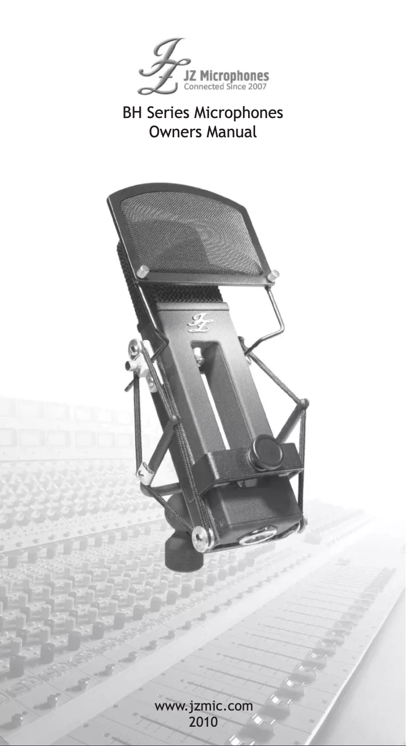 Página 1 del manual Manual de usuario JZ Microphones BH1S