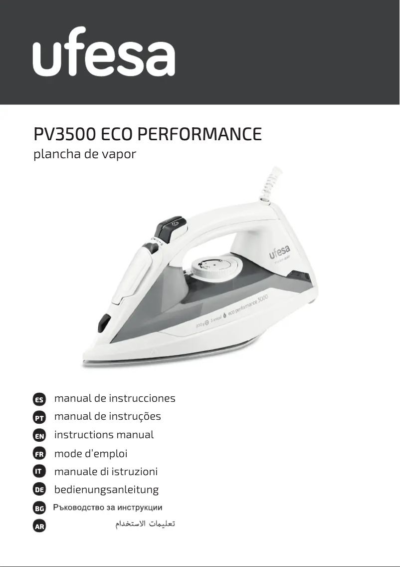 Page n°1 - Manuel utilisateur Ufesa ECO PV3500