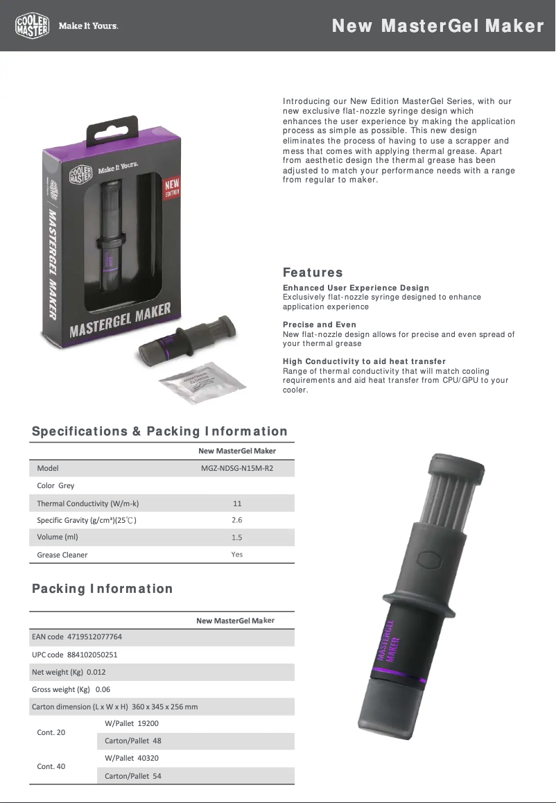 Image de la première page du manuel de l'appareil MGZ-NDSG-N15M-R1