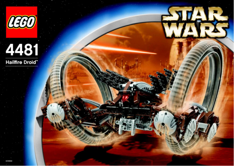 Page 1 de la notice Manuel utilisateur Lego Star Wars 4481