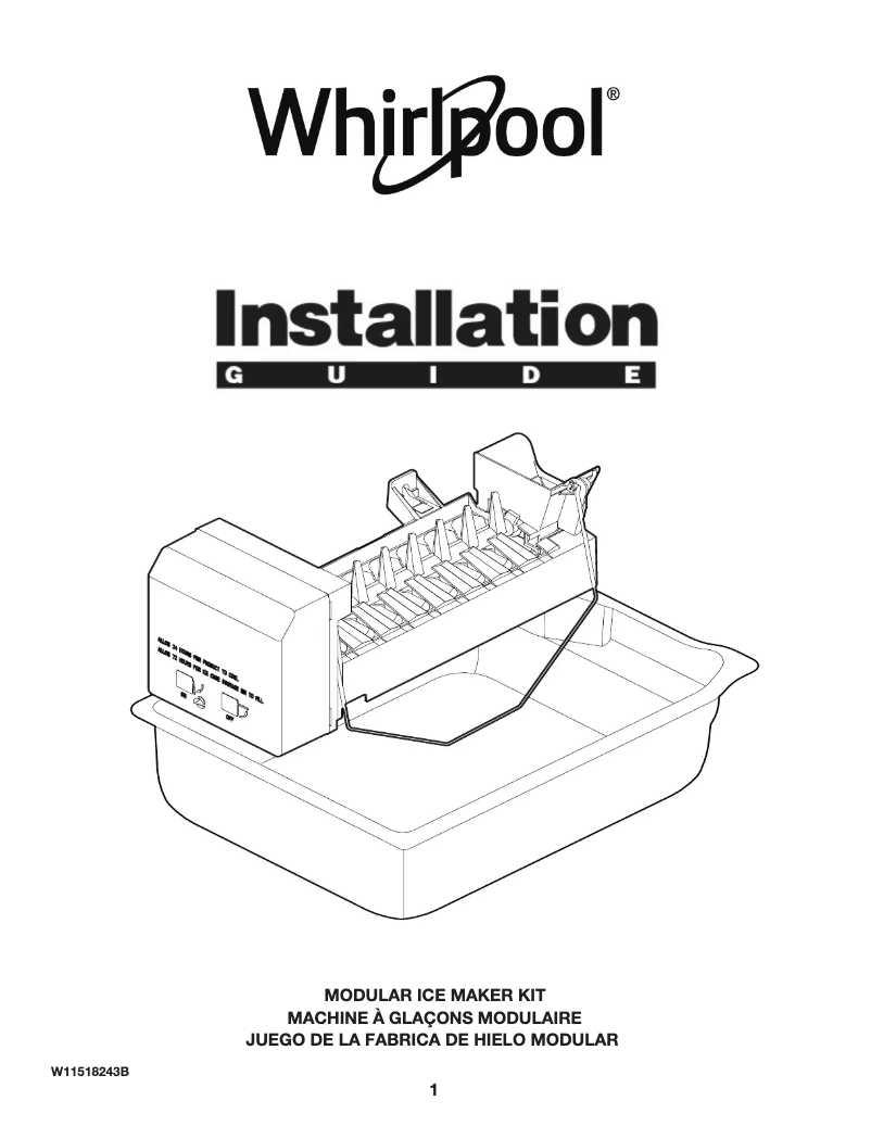 Page n°1 - Guide d'installation Amana ABB1921BRW