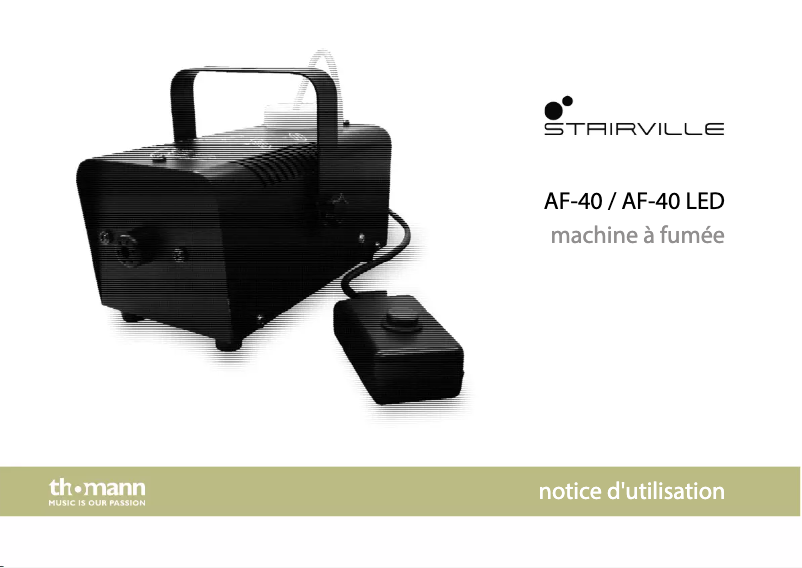 Image de la première page du manuel de l'appareil AF-40