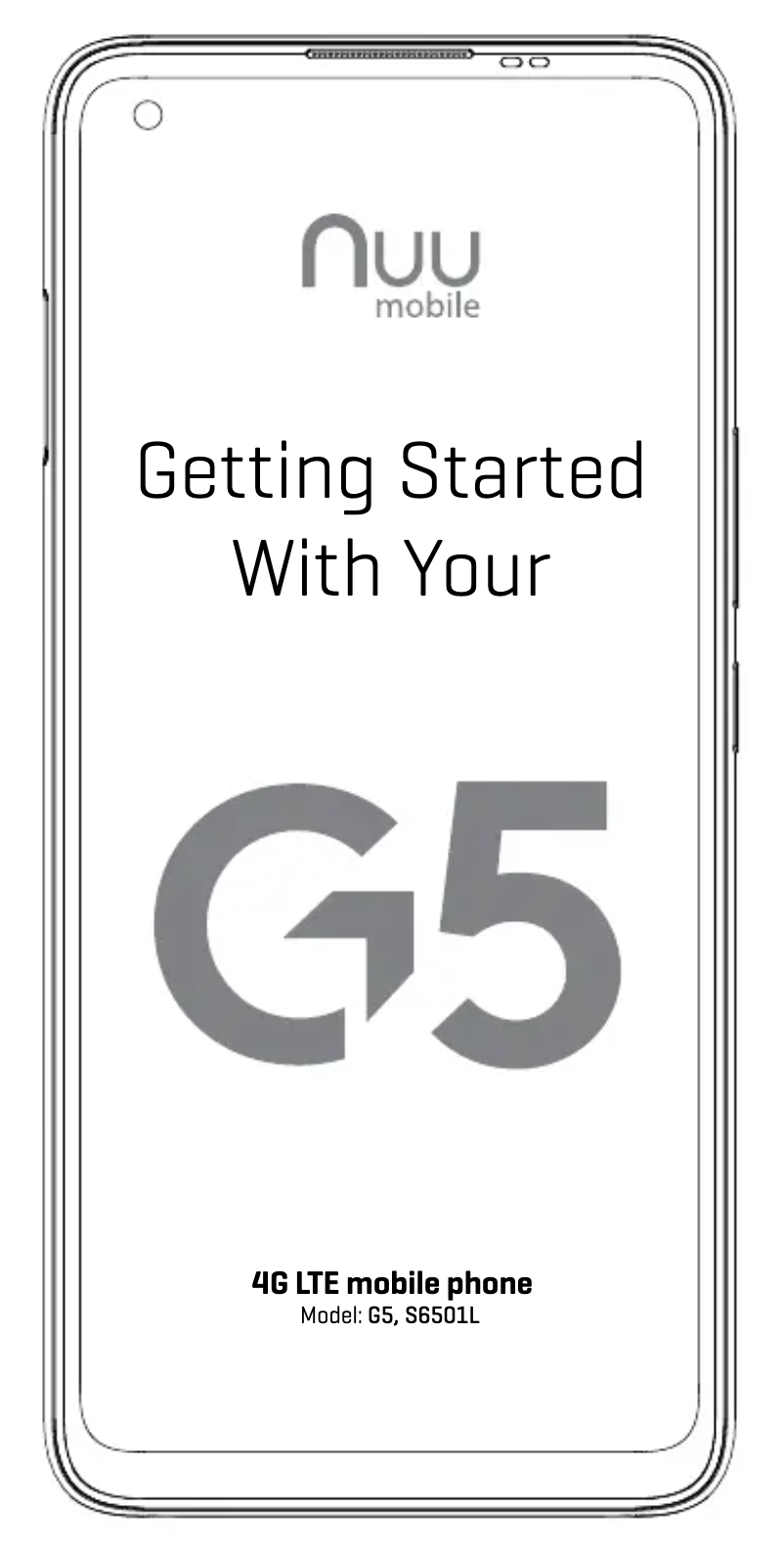 Page n°1 - Manuel utilisateur NUU Mobile G5