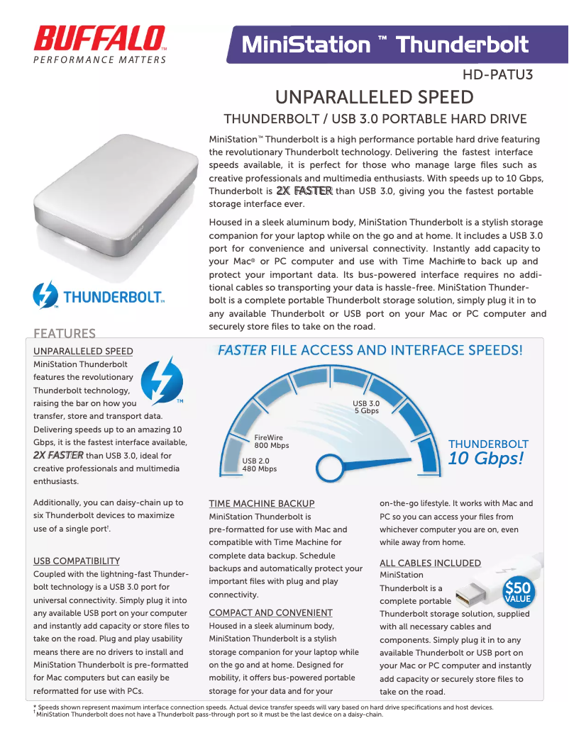 Page n°1 - Brochure Buffalo MiniStation