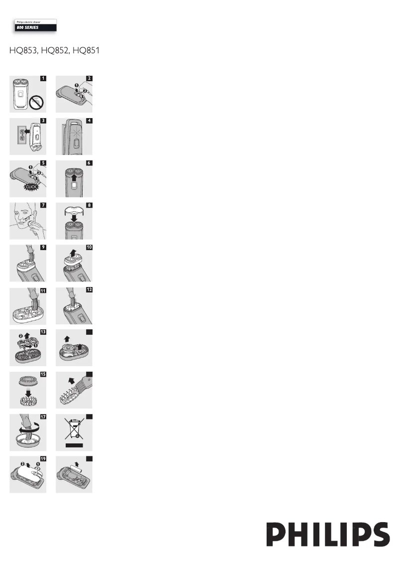 Image de la première page du manuel de l'appareil 800 Series HQ888