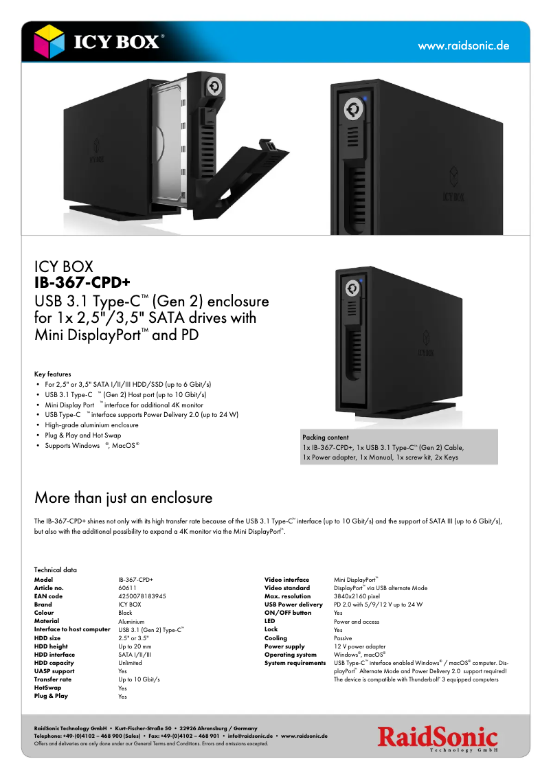 Image de la première page du manuel de l'appareil IB-367-CPD+