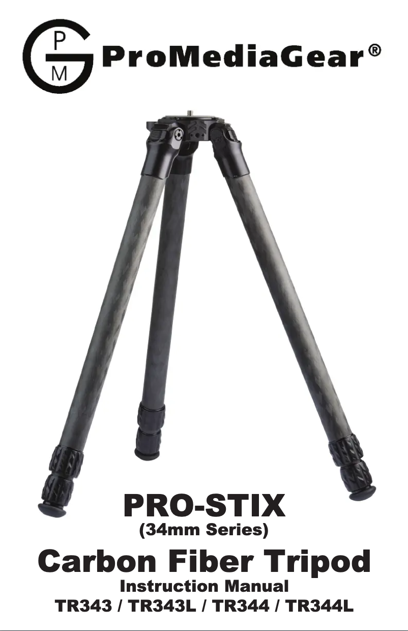 Page n°1 - Manuel utilisateur ProMediaGear TR344L