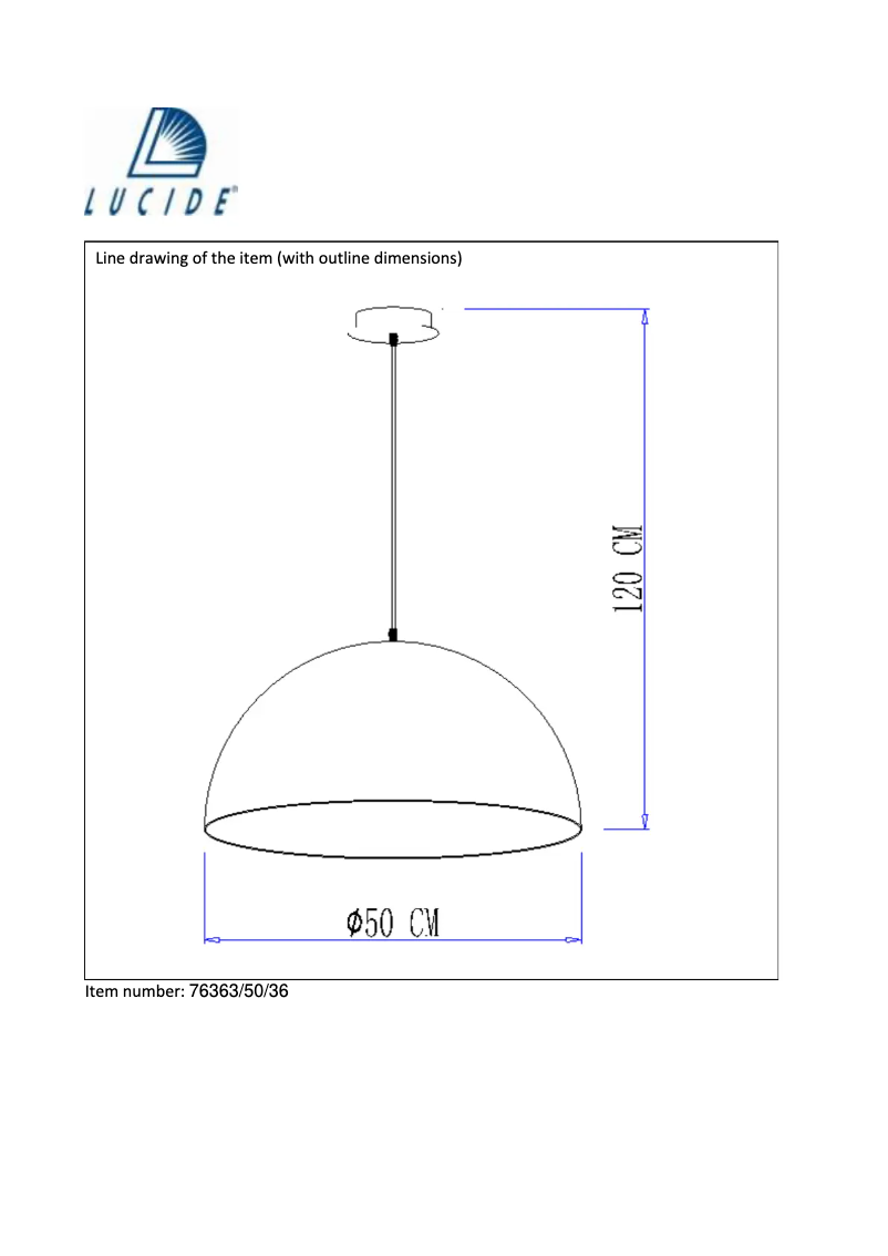 Page n°1 - Manuel utilisateur Lucide Mattie
