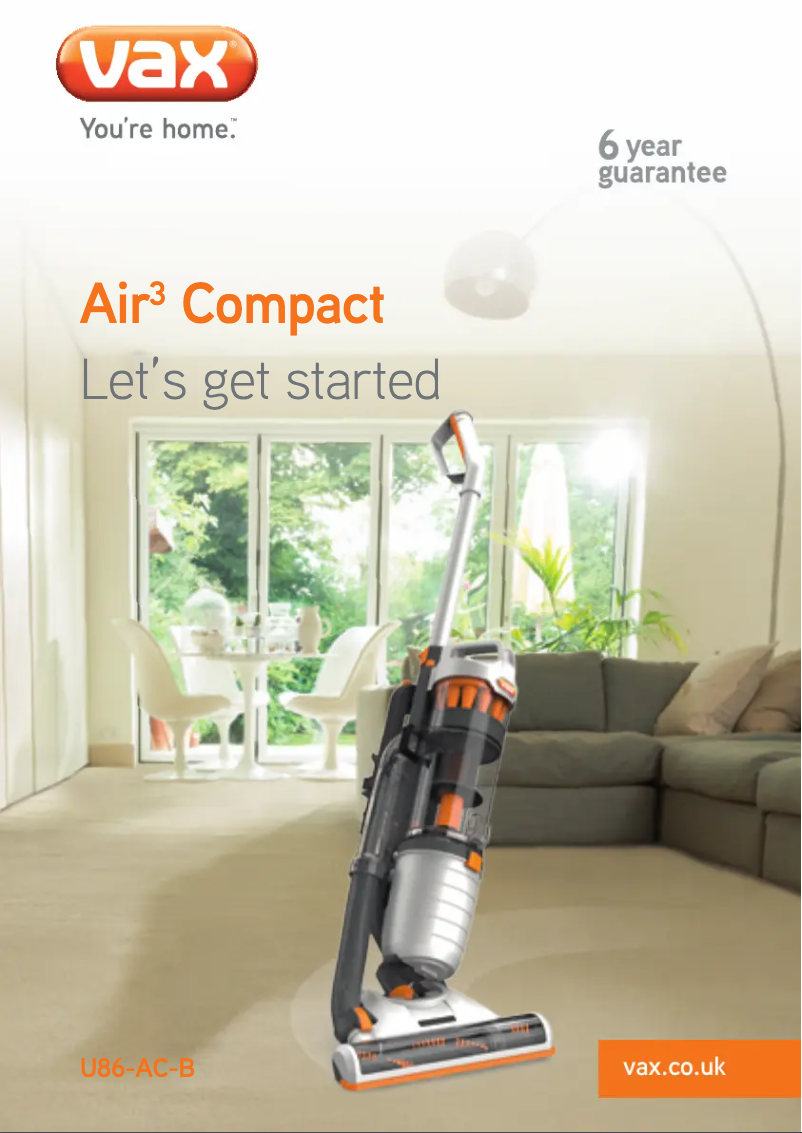 Image de la première page du manuel de l'appareil Air3 Compact