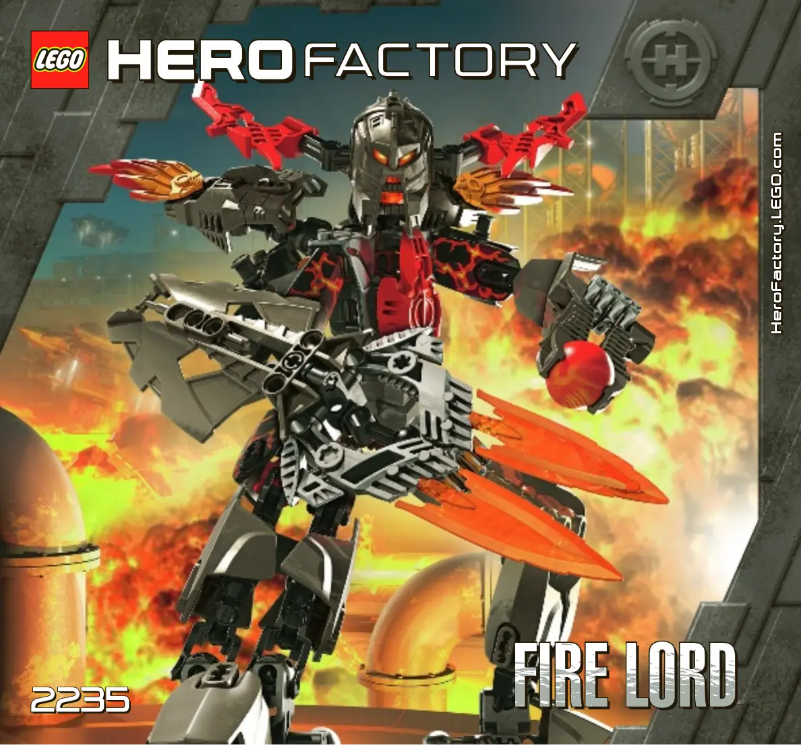 Page 1 de la notice Manuel utilisateur Lego HERO Factory 2235
