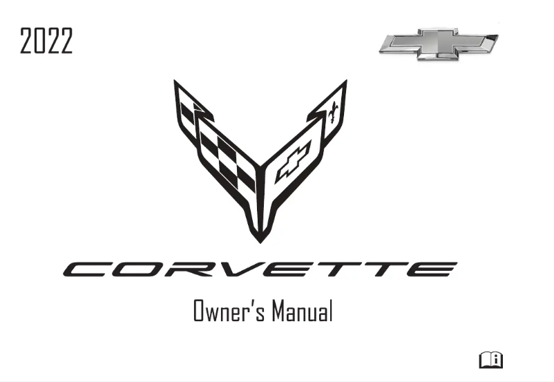 Image de la première page du manuel de l'appareil Corvette Stingray (2022)