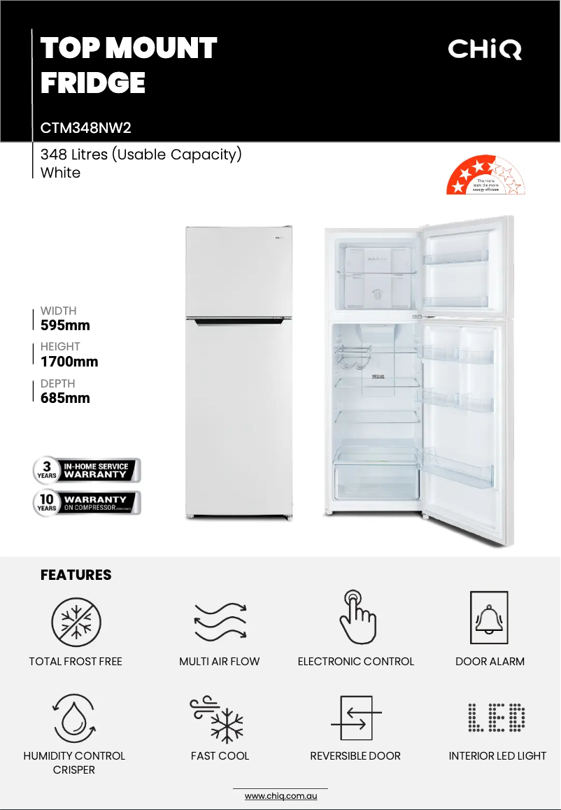 Image de la première page du manuel de l'appareil CTM348NW2