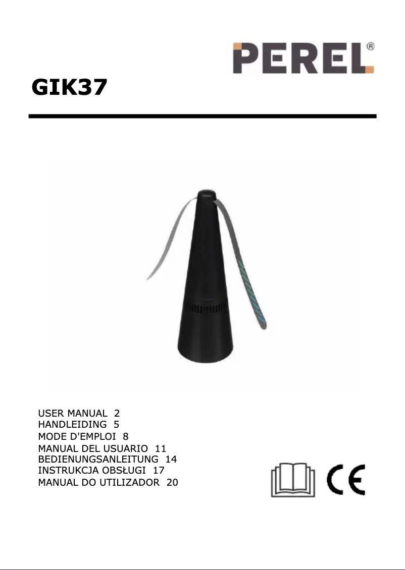 Image de la première page du manuel de l'appareil GIK37