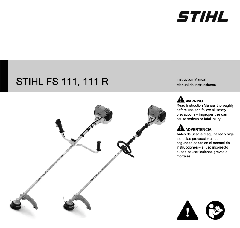 Page 1 de la notice Manuel utilisateur Stihl FS 111 R