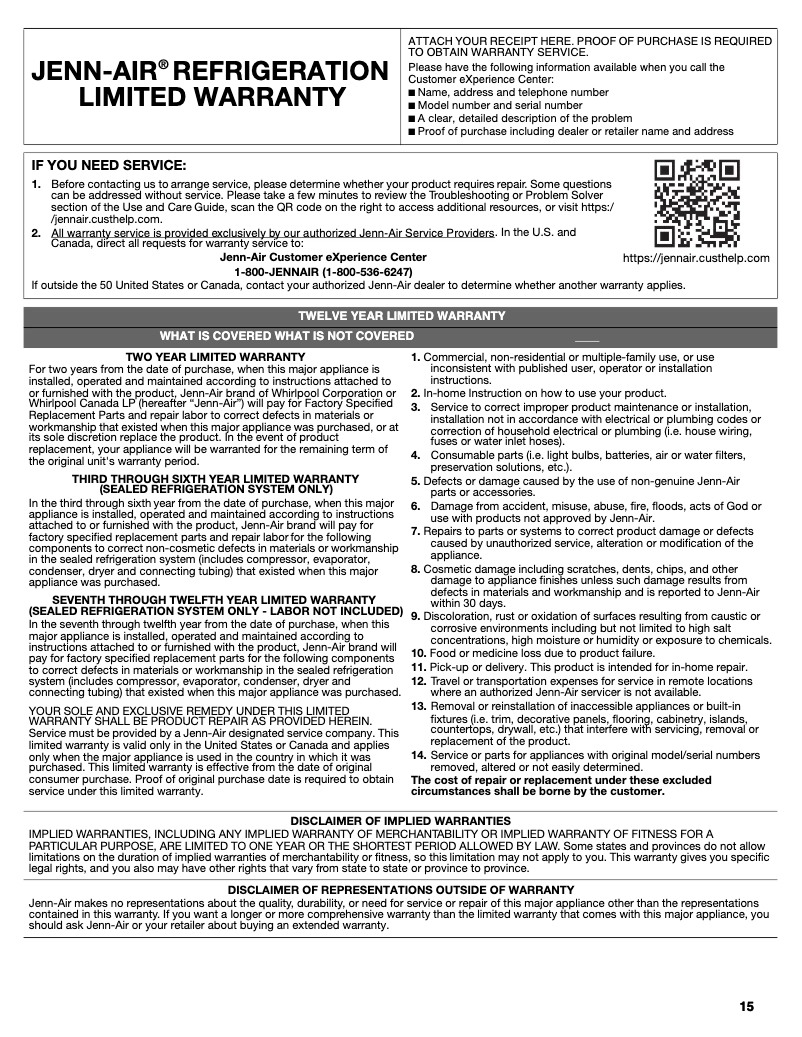 Image de la première page du manuel de l'appareil JSC23C9EEM