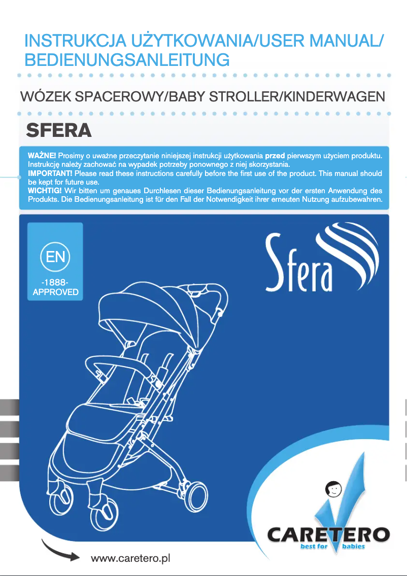 Image de la première page du manuel de l'appareil Sfera