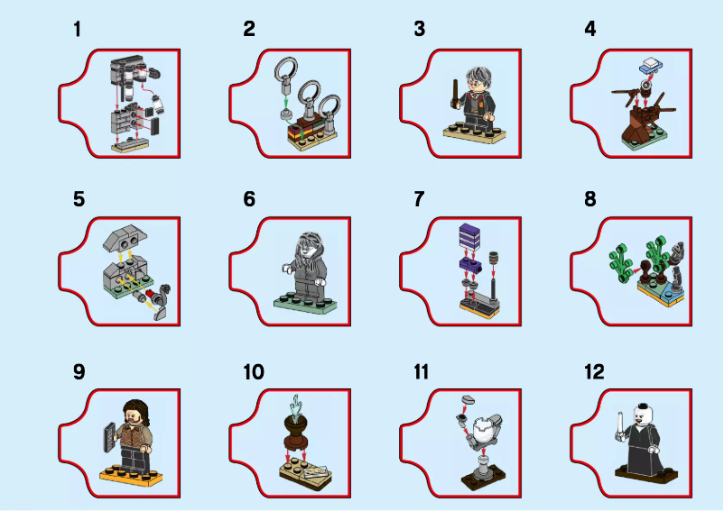 Page 1 de la notice Manuel utilisateur Lego Harry Potter 76404