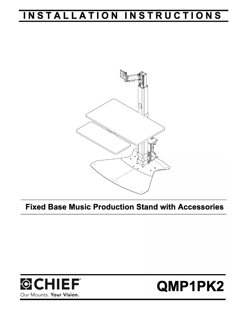 Image de la première page du manuel de l'appareil QMP1PK2