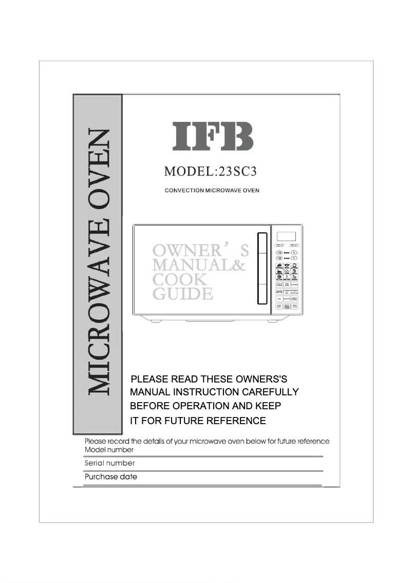 Image de la première page du manuel de l'appareil 23SC3