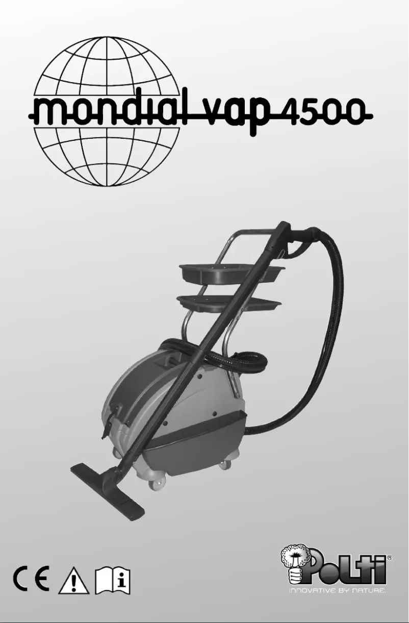 Página 1 del manual Manual de usuario Polti Mondial VAP 4500