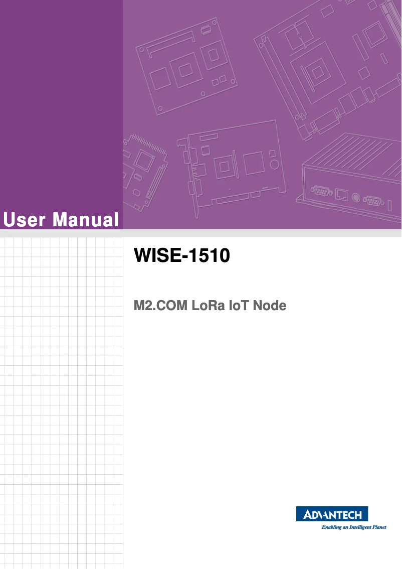 Page 1 de la notice Manuel utilisateur Advantech WISE-1510