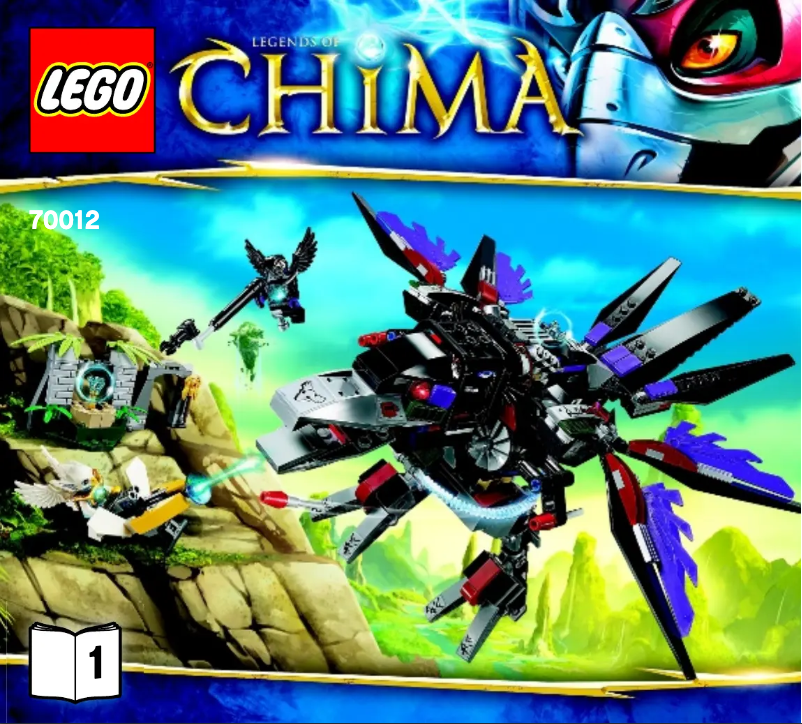 Page n°1 - Manuel utilisateur Lego Chima 70012