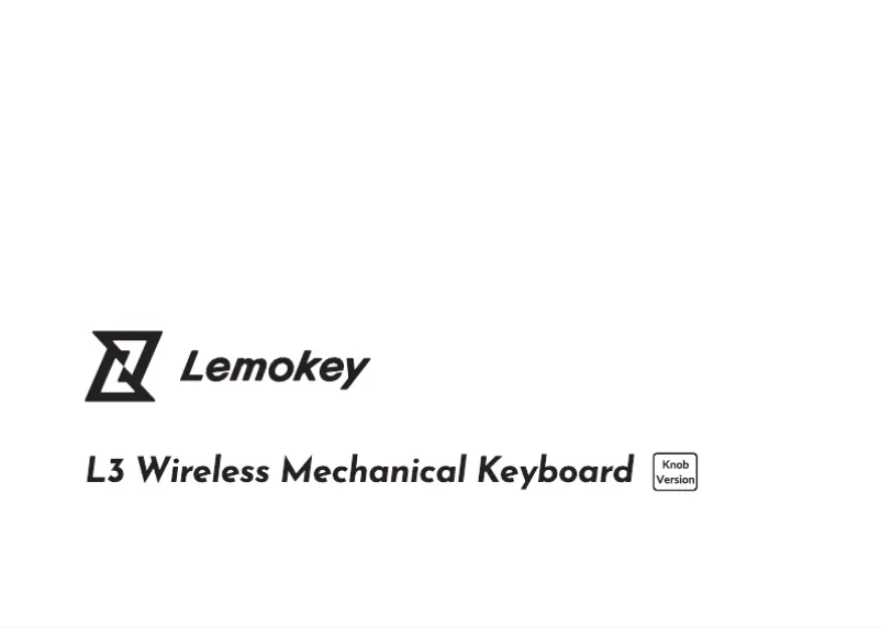 Página 1 del manual Manual de usuario Keychron L3