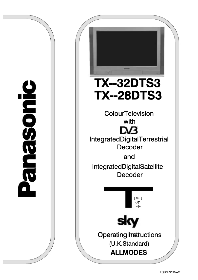 Página 1 del manual Manual de usuario Panasonic TX-28DTS3