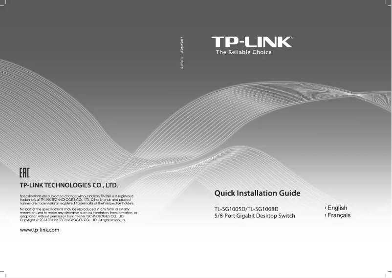 Página 1 del manual Manual de usuario TP-Link TL-SG1005D