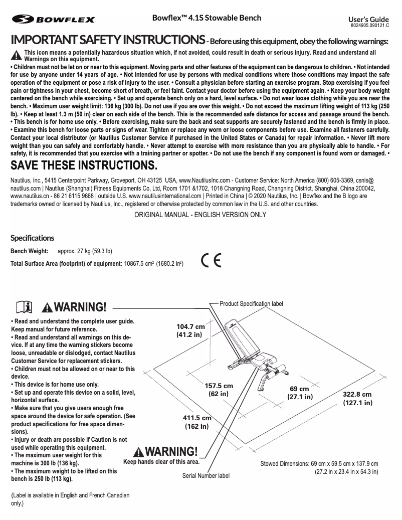 Image de la première page du manuel de l'appareil 4.1S