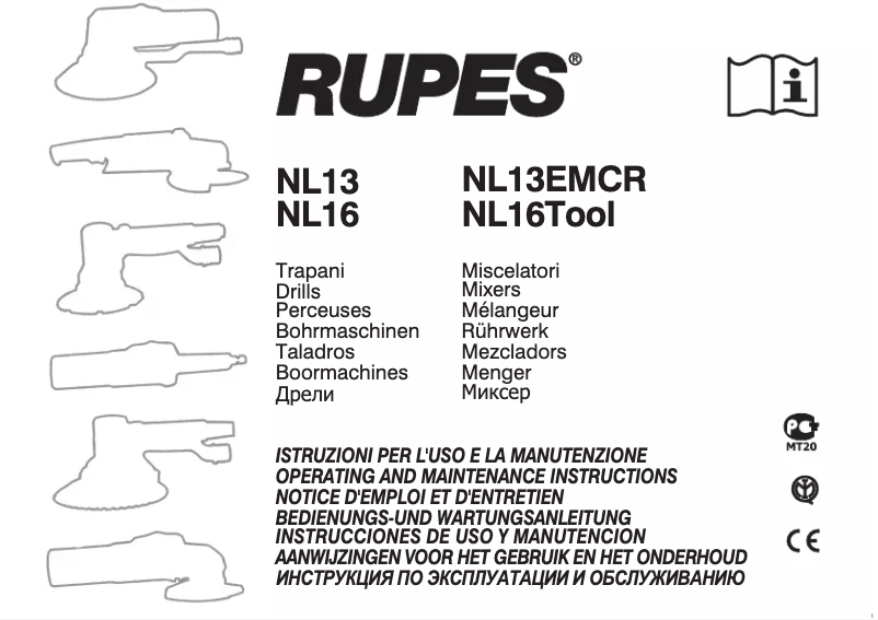 Page n°1 - Manuel utilisateur Rupes NL 16