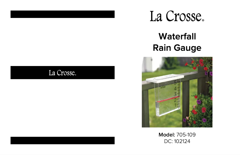 Page n°1 - Manuel utilisateur La Crosse Technology 705-109