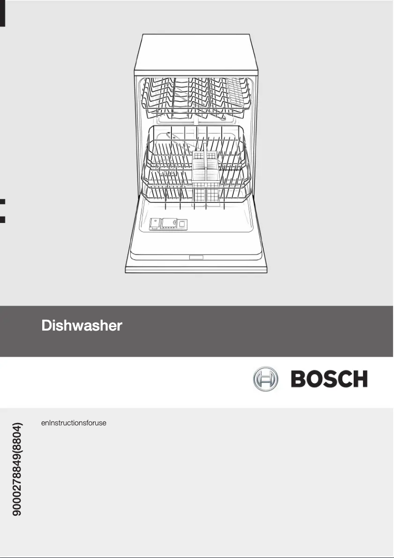 Page 1 de la notice Manuel utilisateur Bosch SGI45E12UK